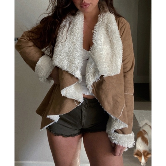 Cozy beige jacket - Picture 3 of 4